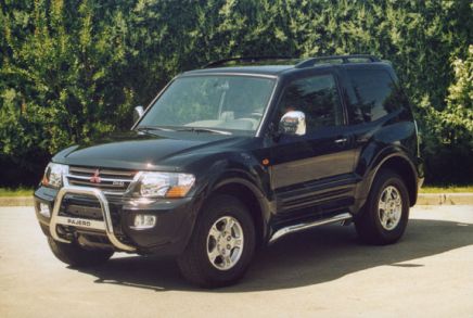 Pedane Laterali Inox Ø76 Mitsubishi Pajero Did 2000+ 3P Glx