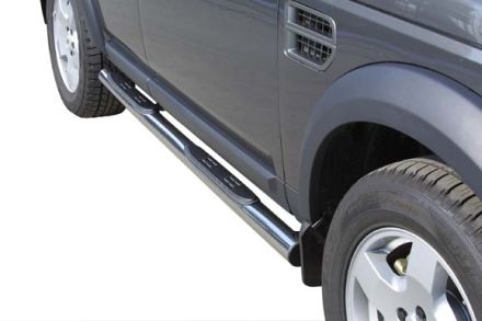 Pedane Laterali Inox Ø76 Land Rover Discovery 3