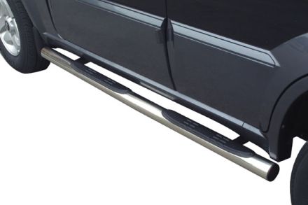 Pedane Laterali Inox Ø76 Hyundai Terracan 2001/2006