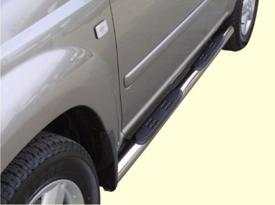 Pedane Laterali Inox Ø76 Nissan Xtrail 2001/2007