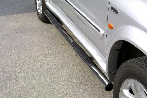 Pedane Laterali Inox Ø76 Suzuki Grand Vitara Xj7 2000/2006