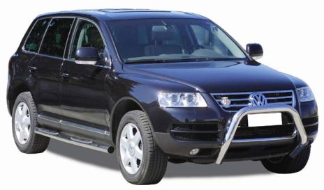 Pedane Laterali Inox Ø 76 Volkswagen Touareg