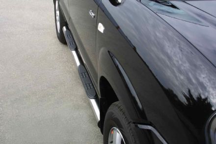 Pedane Laterali Inox Ø76 Hyundai Tucson 2004+