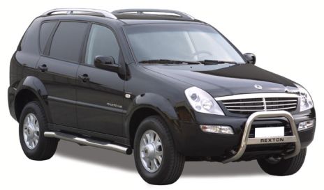 Pedane Laterali Inox Ø76 Ssangyong Rexton