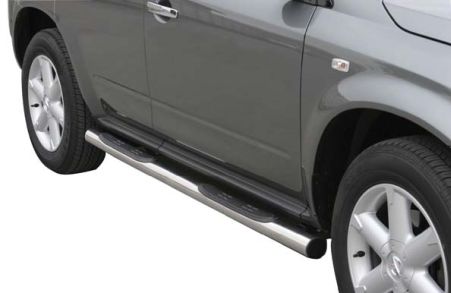 Pedane Laterali Inox Ø76 Nissan Murano 2005/2008