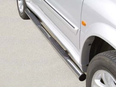 Pedane Laterali Inox Ø76 Suzuki Grand Vitara 2005/2009 5P