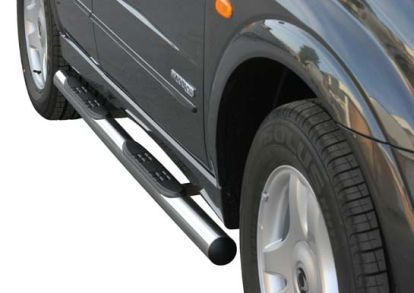 Pedane Laterali Inox Ø76 Ssangyong Kyron 2006/2007
