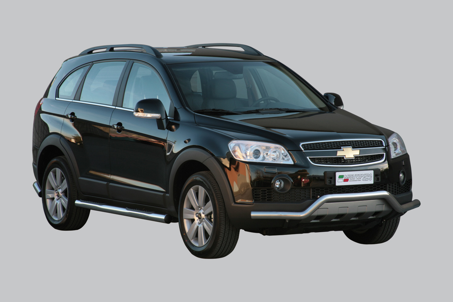 Pedane Laterali Inox Ø76 Cevrolet Captiva 2006/2010