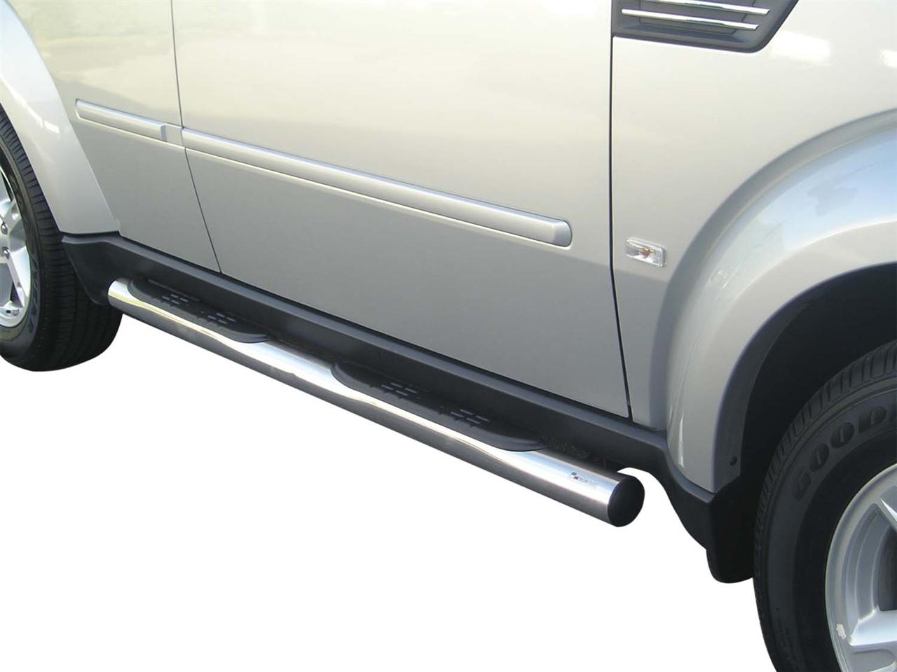 Pedane Laterali Inox Ø76 Dodge Nitro 2007+