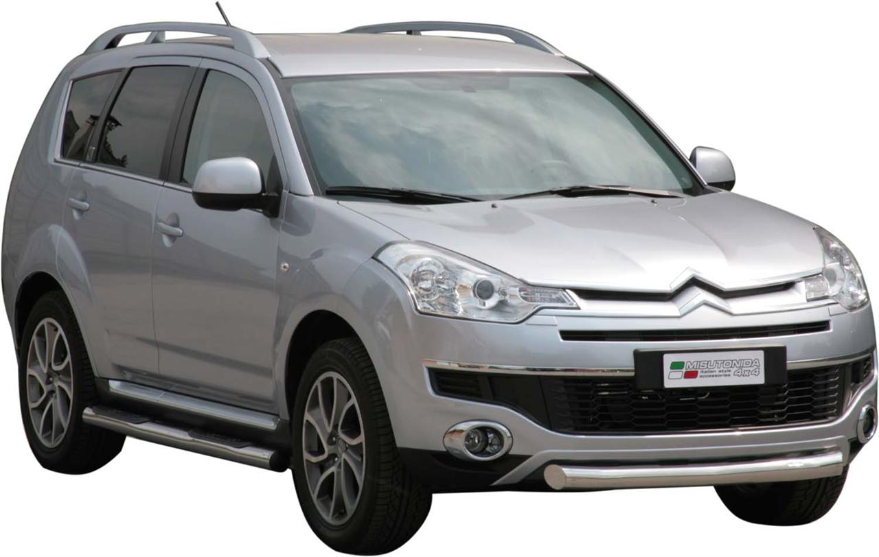 Pedane Laterali Inox Ø76 Citroën C-Crosser