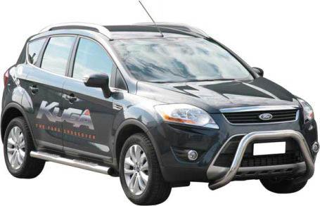 Pedane Laterali Inox Ø76 Ford Kuga 2008/2012