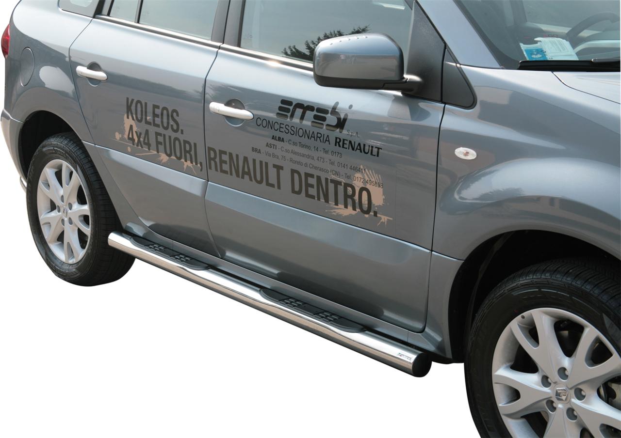 Pedane Laterali Inox Ø76 Renault Koleos 2008+