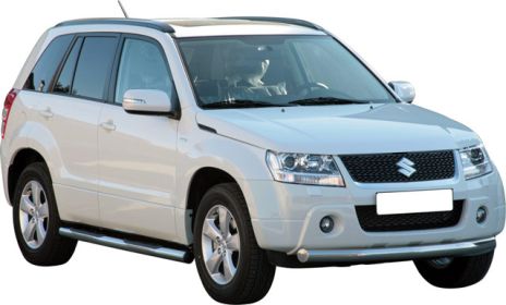 Pedane Laterali Inox Ø76 Suzuki Grand Vitara  5P 2009+