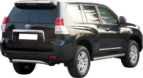 Pedane Laterali Inox Ø76 Toyota Lc150 5P 2009+