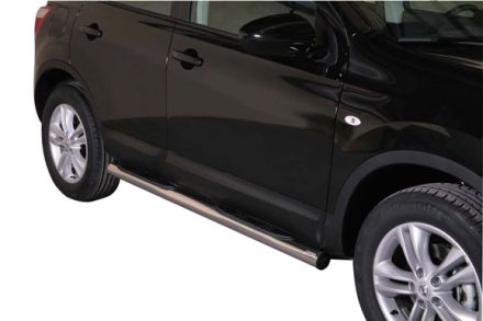 Pedane Laterali Inox Ø76 Nissan Qashqai 2010+