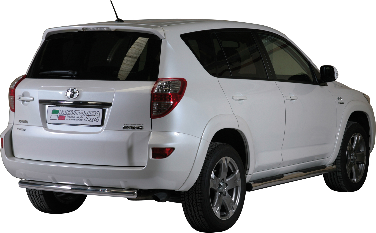 Pedane Laterali Inox Ø76 Toyota Rav4 2010/2012