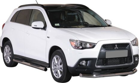 Pedane Laterali Inox Ø76 Mitsubishi Asx 2010+