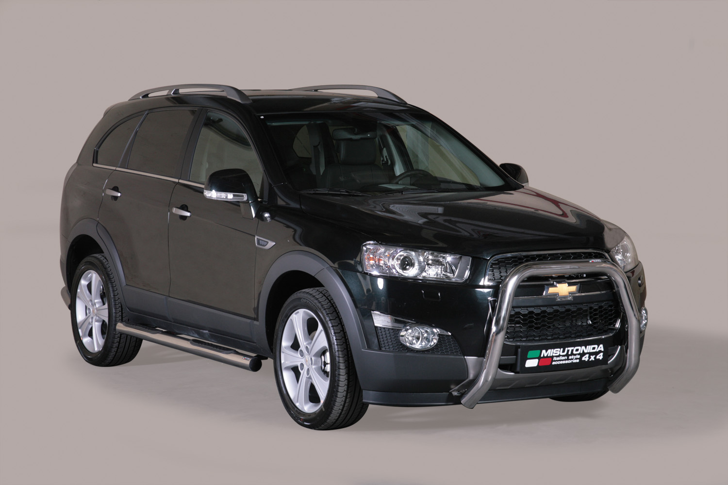 Pedane Laterali Inox Ø76 Cevrolet Captiva 2011+