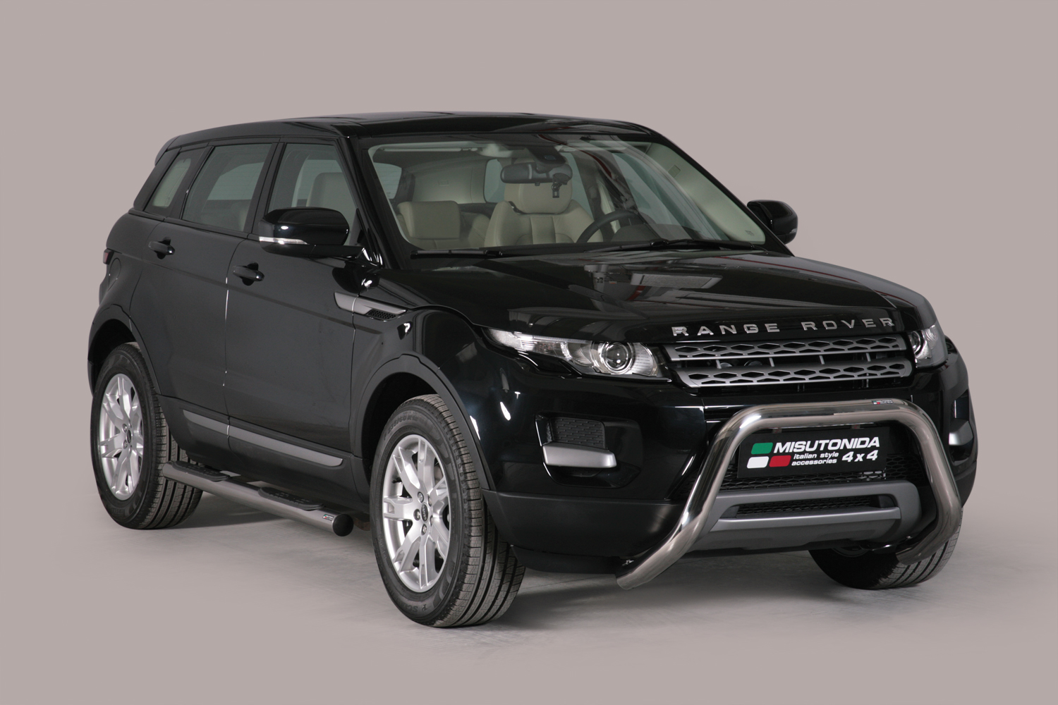 Pedane Laterali Inox Ø76 Range Rover Evoque 2012+