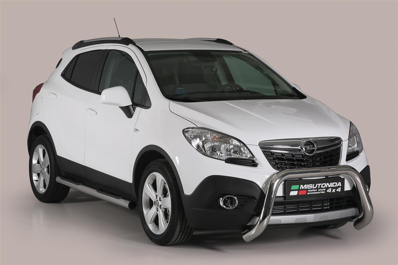 Pedane Laterali Inox Ø76 Opel Mokka 2012+