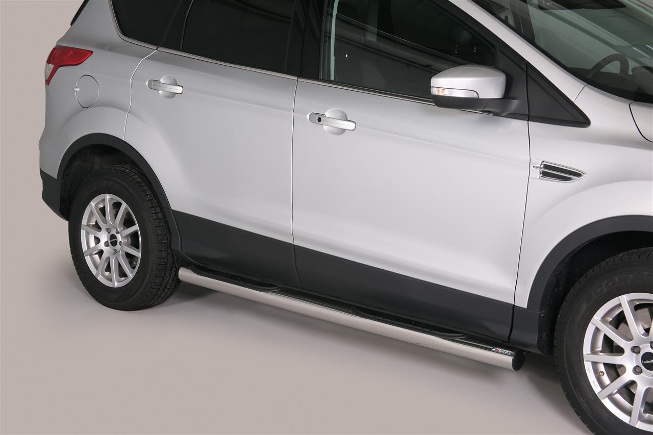 Pedane Laterali Inox Ø76 Ford Kuga 2013+