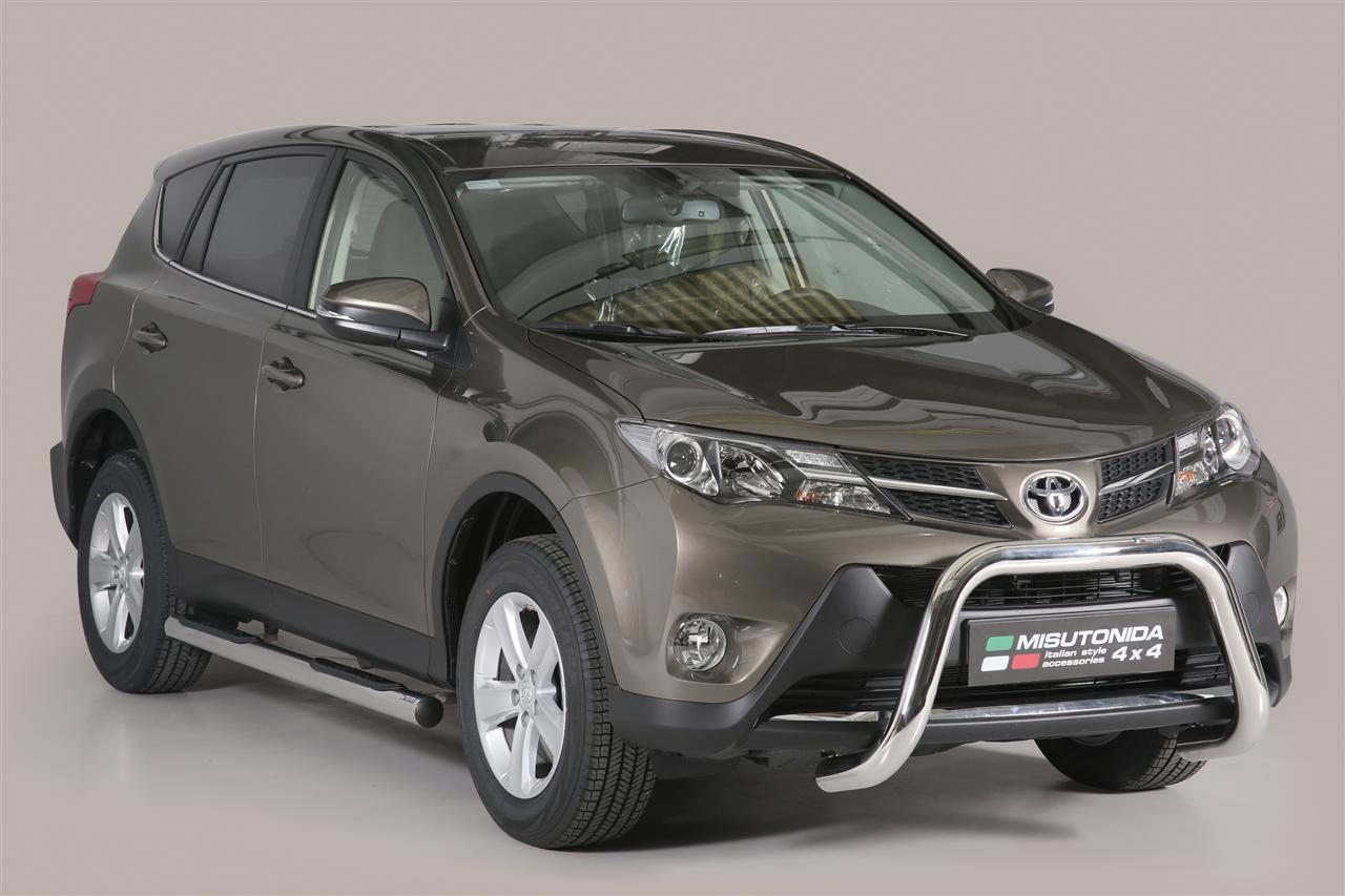 Pedane Laterali Inox Ø76 Toyota Rav4 2013+