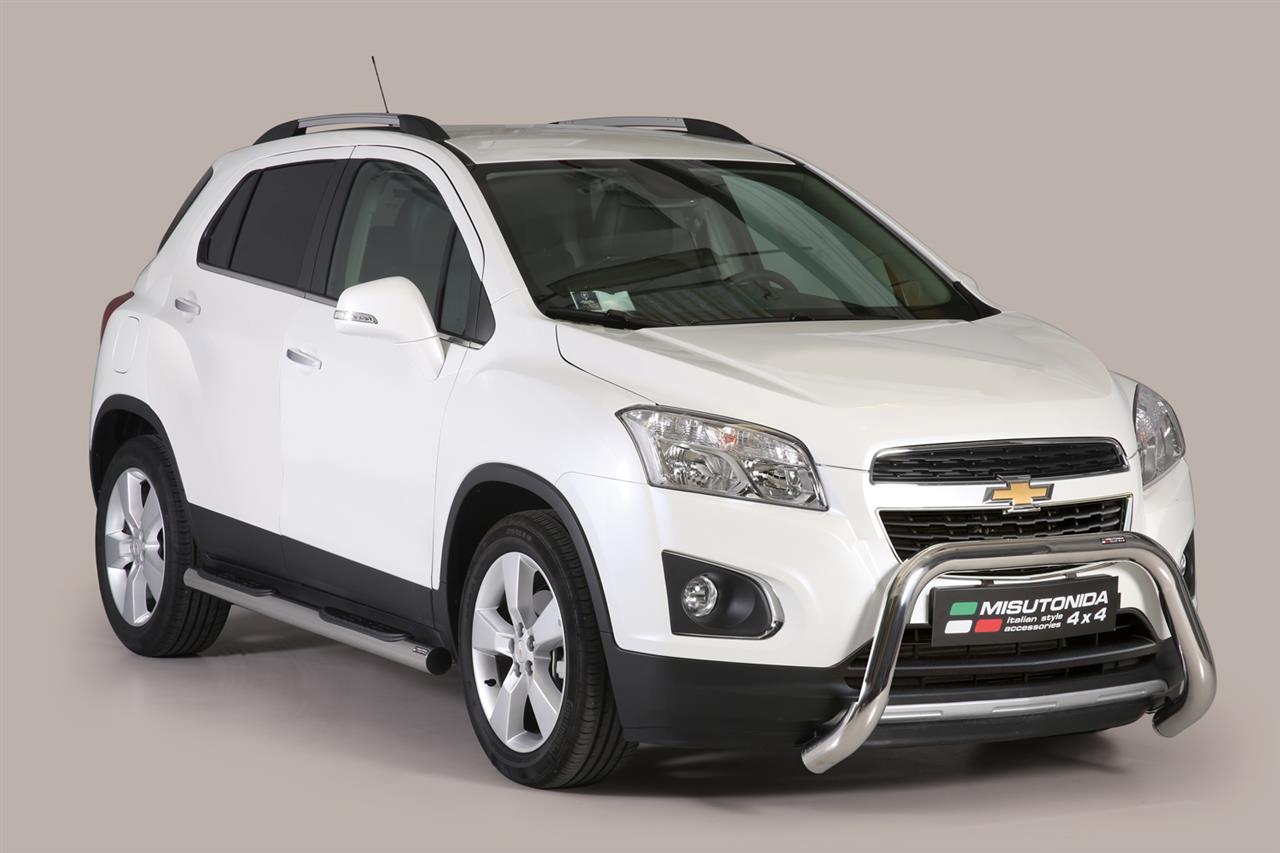 Pedane Laterali Inox Ø76 Cevrolet Trax 2013+
