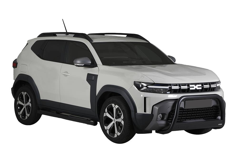 Tubi Piedini Per Piedi Verniciati Nero Ø76 Dacia Duster 2024+