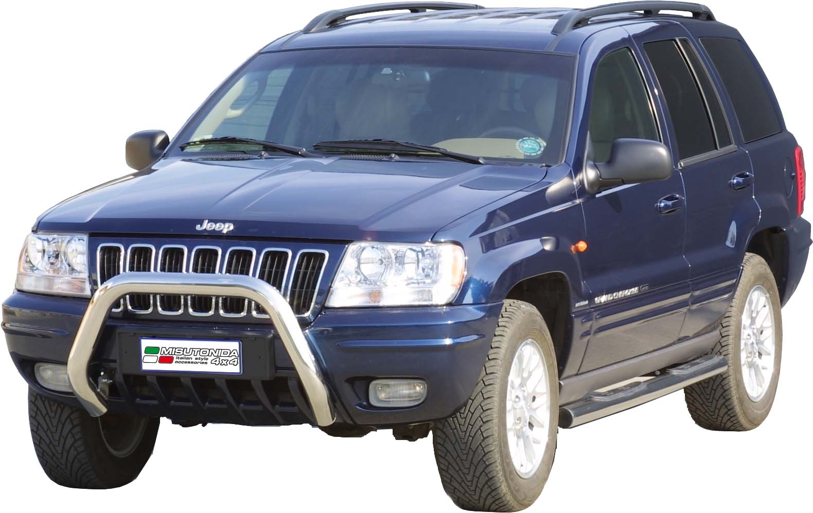 Pedane Laterali Inox Ø76 Grand Cherokee 1999/2005