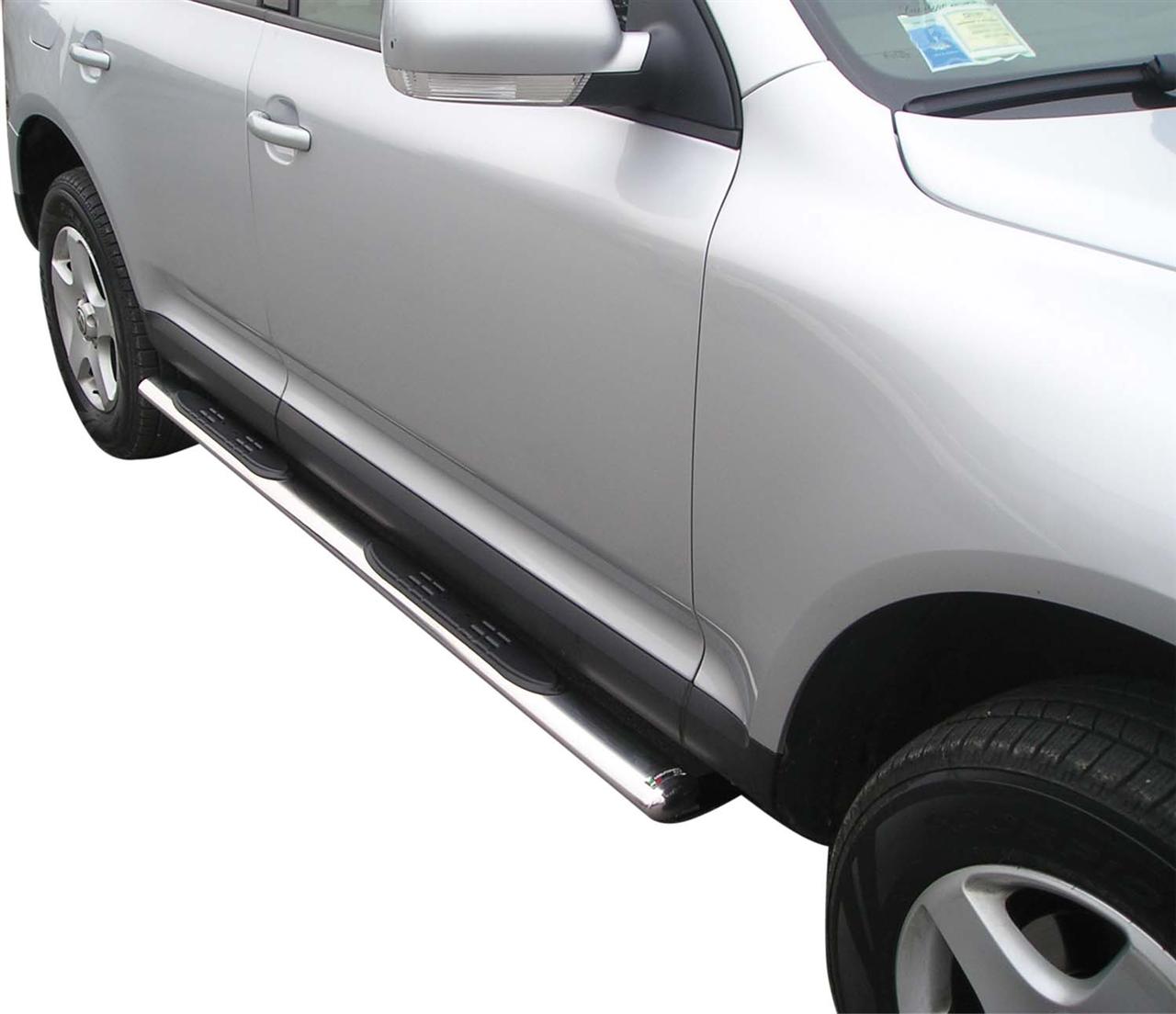 Pedane Laterali Ovali Inox Ø 76 Volkswagen Touareg