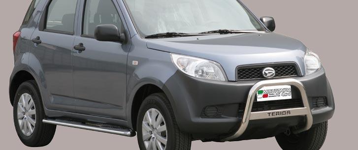 Pedane Laterali Ovali Inox Ø76 Dahaitsu Terios 2006/2008