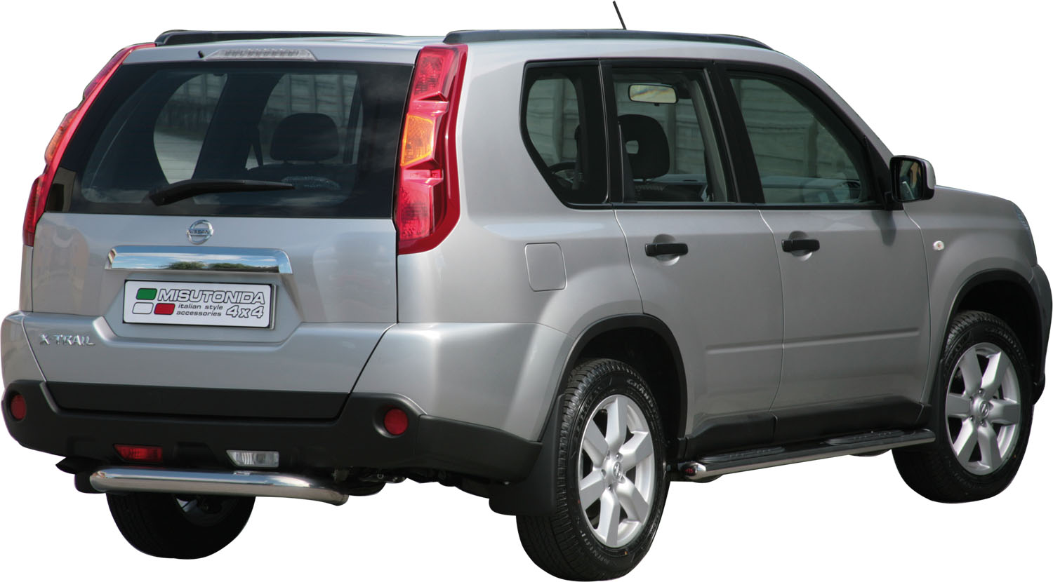 Pedane Laterali Ovali Inox Ø76 Nissan Xtrail 2007/2010