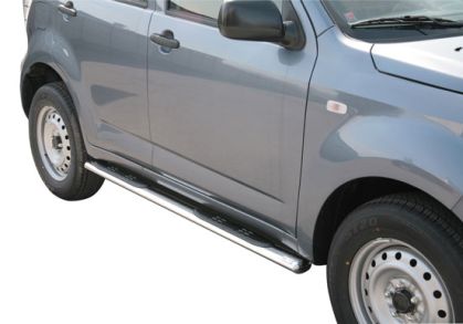 Pedane Laterali Ovali Inox Ø76 Dahaitsu Terios 2009+ Cx+Sx