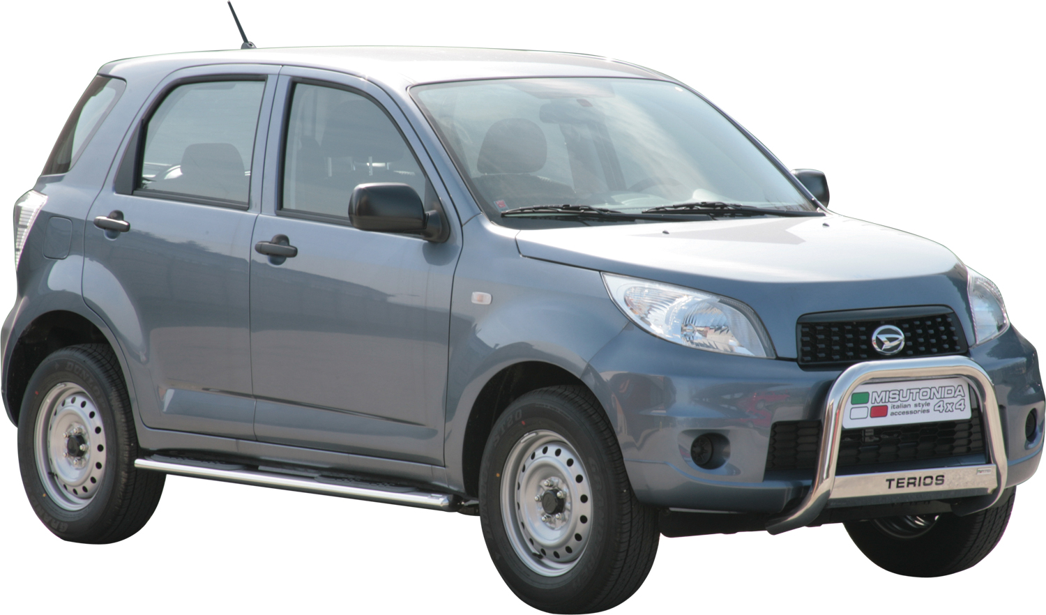 Pedane Laterali Ovali Inox Ø76 Dahaitsu Terios 2009+ Overfender