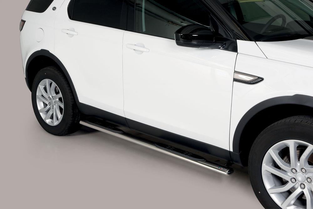 Pedane Laterali Ovali Inox Ø 76 Land Rover Discovery Sport 5 2018+