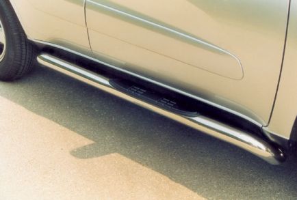 Pedane Laterali Thermolacato Nero Ø 76 Design Toyota Rav4 2000/2005 5P