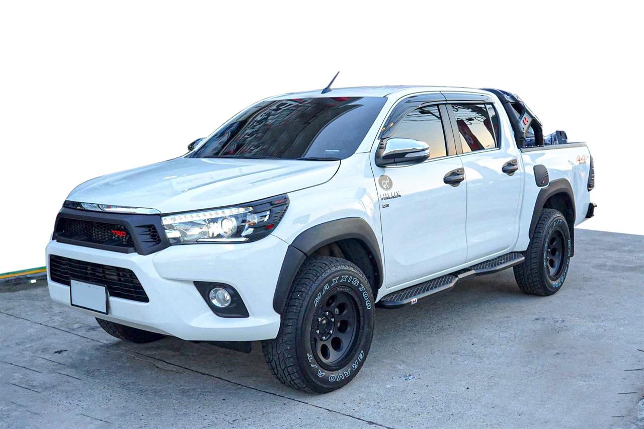Piedini In Acciaio Nero Hamer Toyota Hilux 2016+
