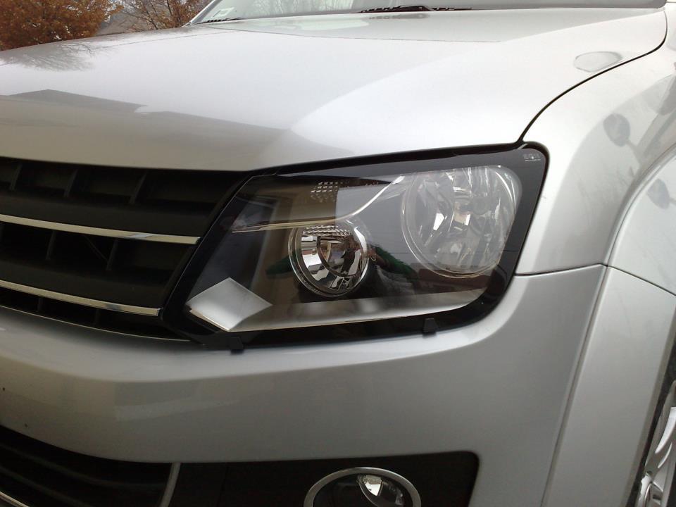 Protezioni Fari Anteriori Plexiglass Toyota Hi-Lux Revo 2016+ Fari Led