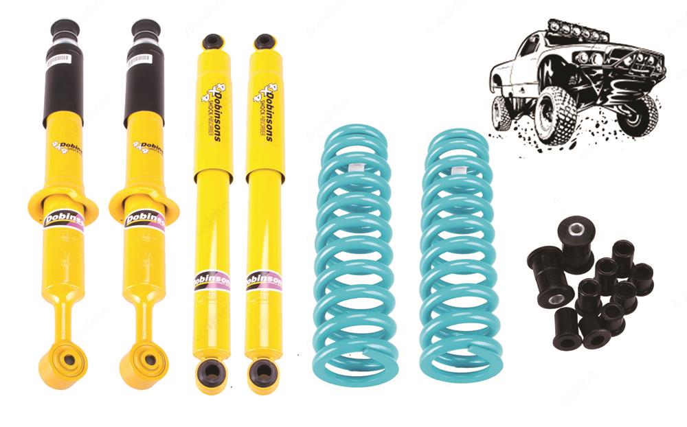 Kit Sospensioni Rialzate Dobinsons Per Renault Alaskan Np300 D/c 2016> Molle Post.