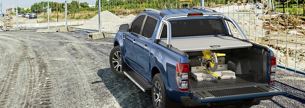 Roll Top Cover Mountain Top By Realtruck Ford Ranger Super Cabina 2012/2022 Con Roll Bar Origine