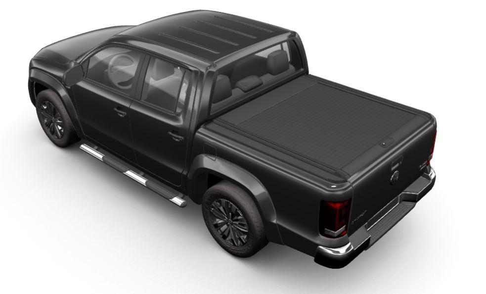 Roll Top Cover Mountain Top By Realtruck Wolkswagen Amarok 2010+ Doppia Cabina Nero