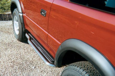 Pedane Laterali Inox Ø50 Toyota Rav4 2000/2006 3P