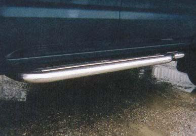 Pedane Laterali Inox Ø50 Nissan King Cab Double Cab/extra 1997