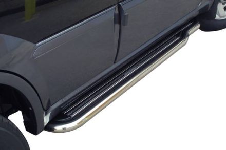 Pedane Laterali Inox Ø50 Hyundai Terracan 2001/2006