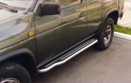 Pedane Laterali Inox Ø50 Nissan Terrano I