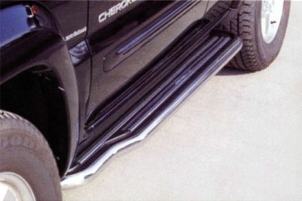 Pedane Laterali Inox Ø50 Jeep Cherokee 2002/2007