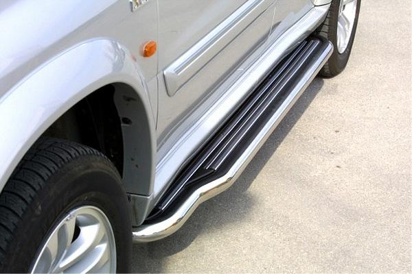 Pedane Laterali Inox Ø50 Suzuki Gran Vitara Xj7(1M90) 2000/2006