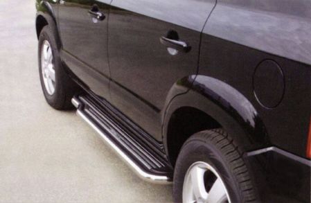 Pedane Laterali Inox Ø50 Hyundai Tucson/ Kia Sportage 2004+