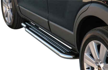 Pedane Laterali Inox Ø50 Chevrolet Captiva 2006/2010