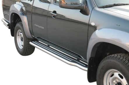 Pedane Laterali Inox Ø50 Mazda B2500 2007/2008 Xtra Cab